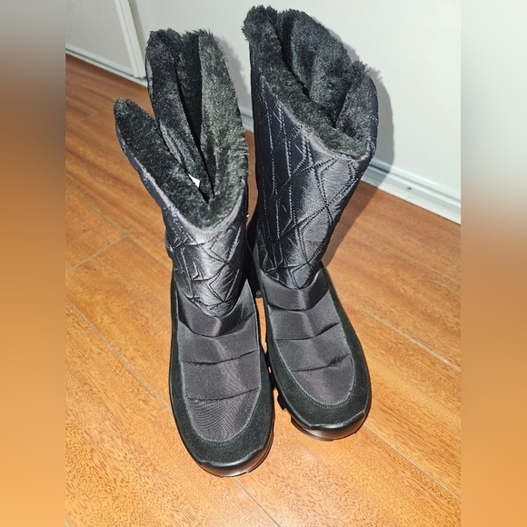 Womens Snow Boots Fur Lining Bootie Warm Ankle Booties Outdoor Thicke Size 9/9.5 - Picture 3 of 8